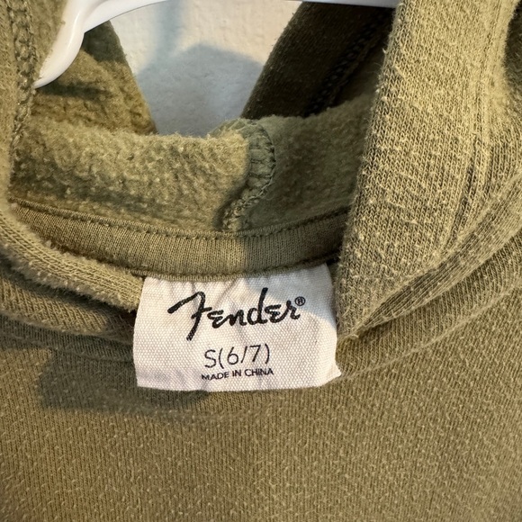🎸 Fender Kids Hoodie Sweatshirt 🧒🎸 Size 6/7 ✨ - Picture 2 of 6